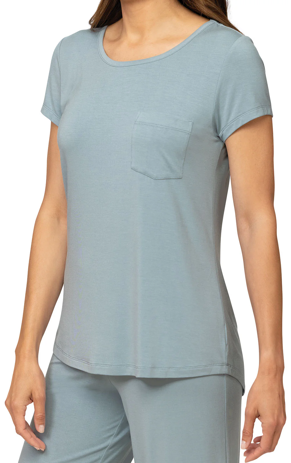 Consciously Cozy Short Sleeve Capri Pajama - Image 7