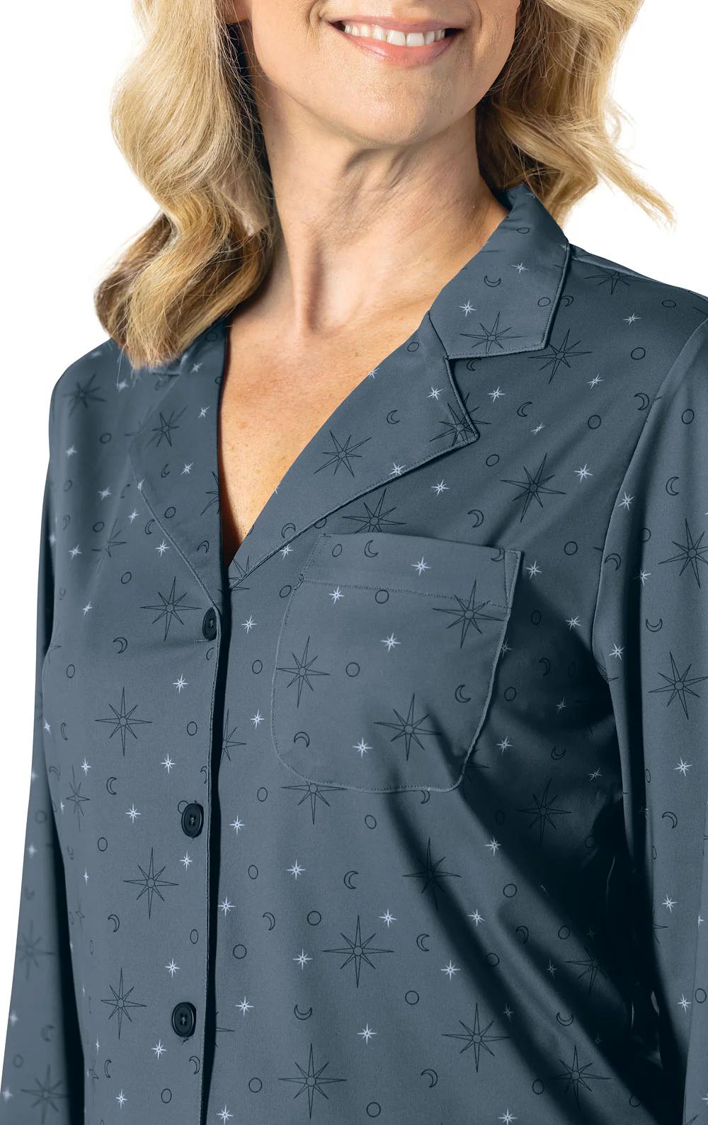 Cooling Pajama Button-Front Shirt - Image 5