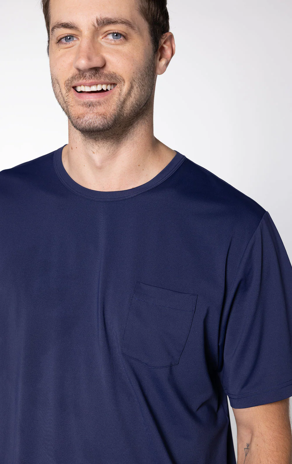 Cooling Pajama Men's Pocket Tee - Image 5