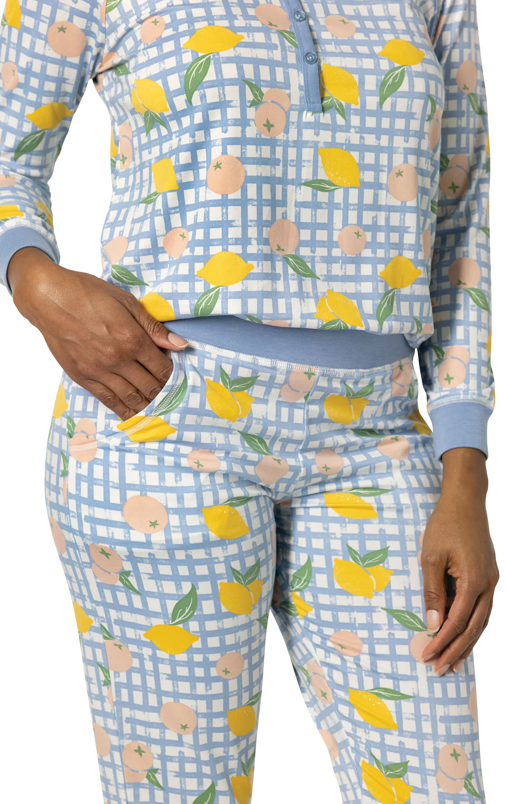 Countryside Gingham Jogger Pajamas - Image 7