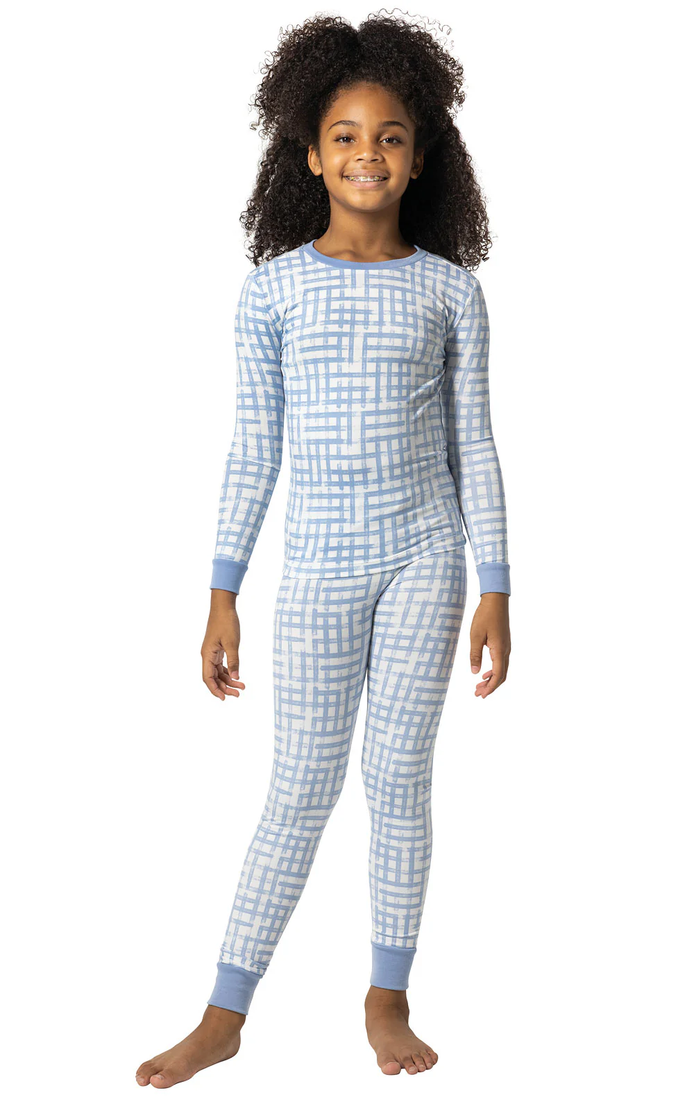Countryside Gingham Unisex Kids Pajamas - Image 2