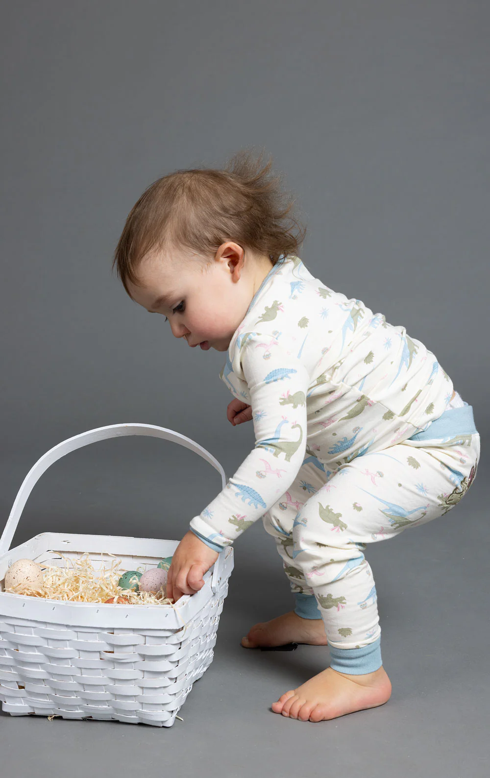 Dino Bunnies Infant Pajamas - Image 3