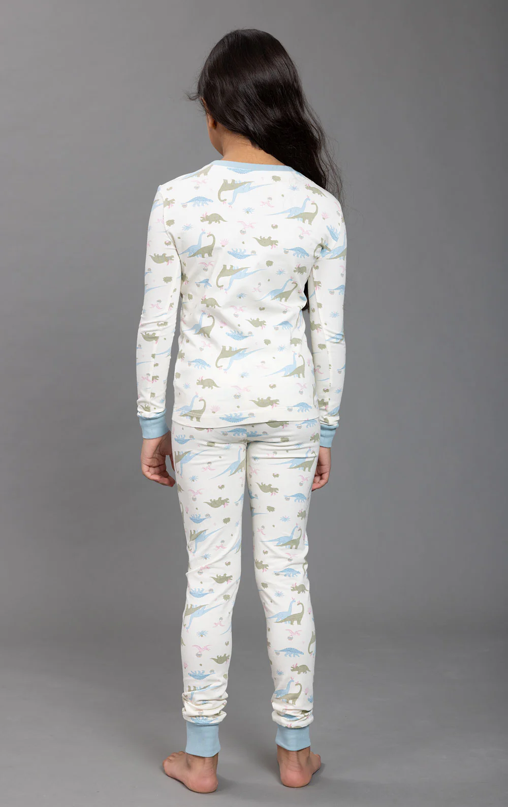 Dino Bunnies Unisex Kids Pajamas - Image 3
