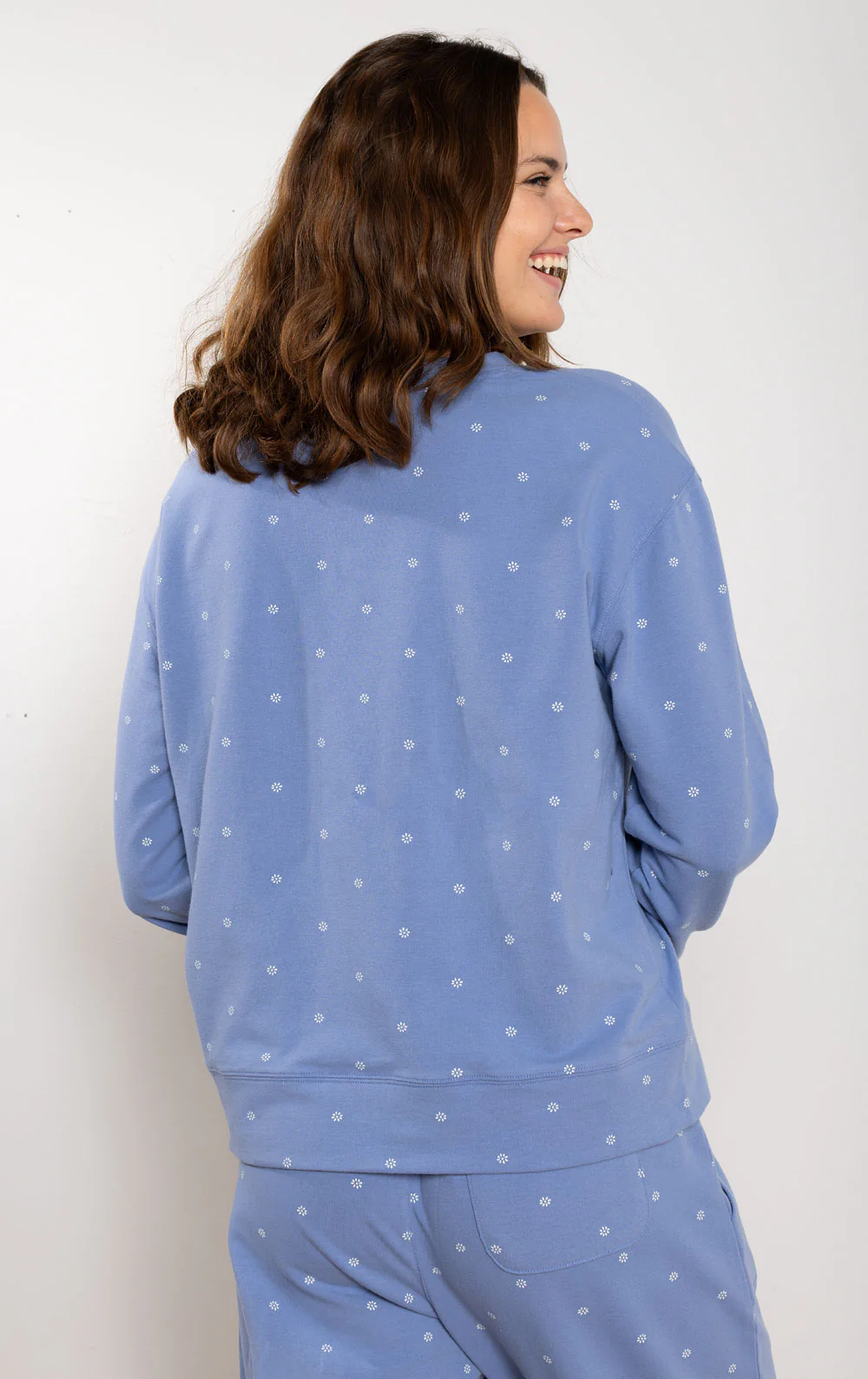 Ditsy Floral French Terry Crew - Image 8
