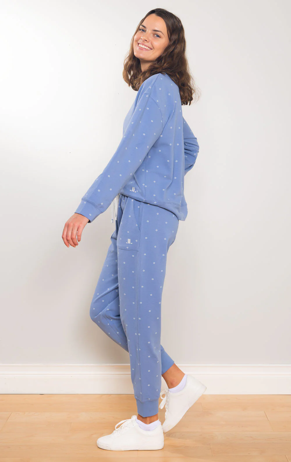 Ditsy Floral French Terry Jogger - Image 4