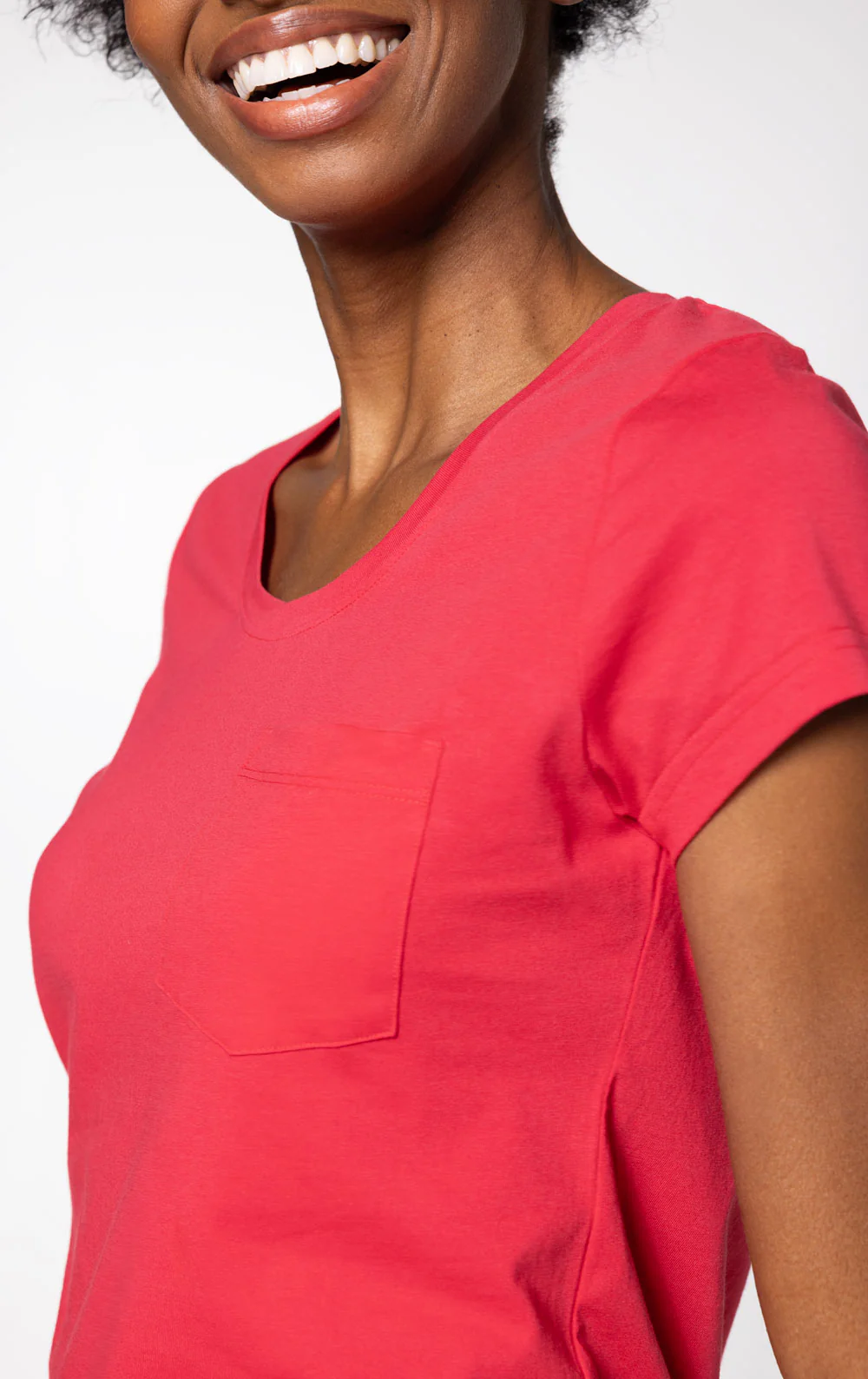 Ditsy Fruit Pocket Tee Capri Pajamas - Image 4