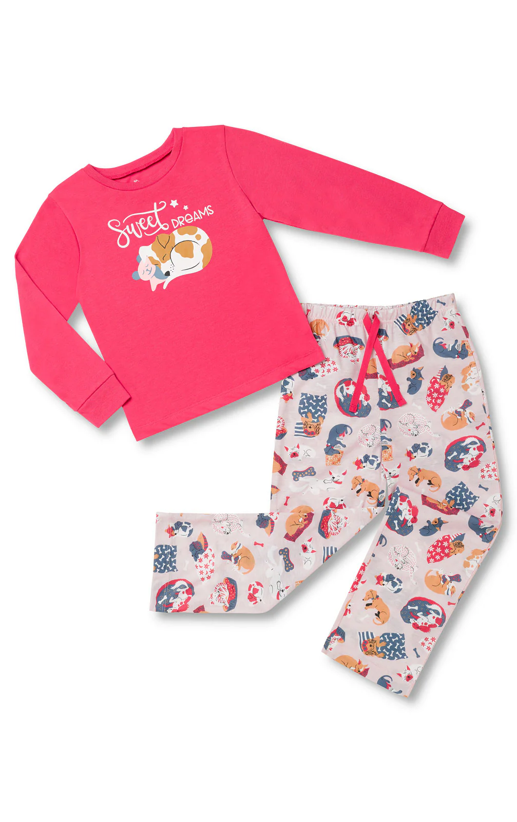Dog Tired Unisex Kids Pajamas - Image 3