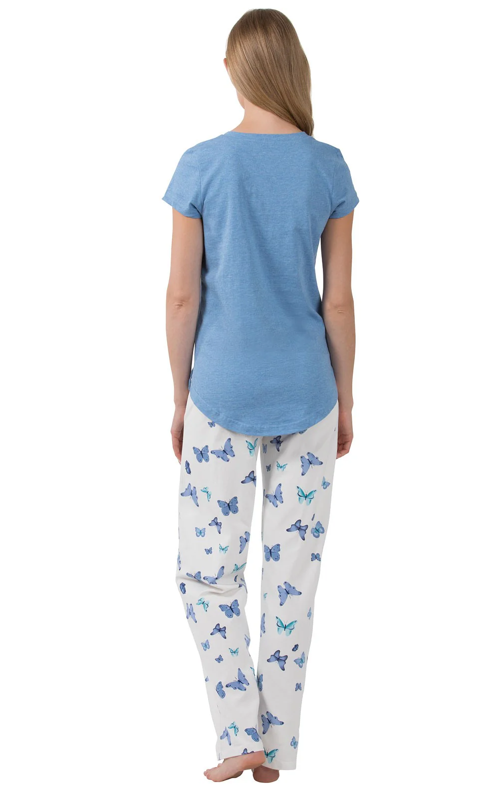 Dream Butterfly Short Sleeve Pajamas - Final Sale - Image 5