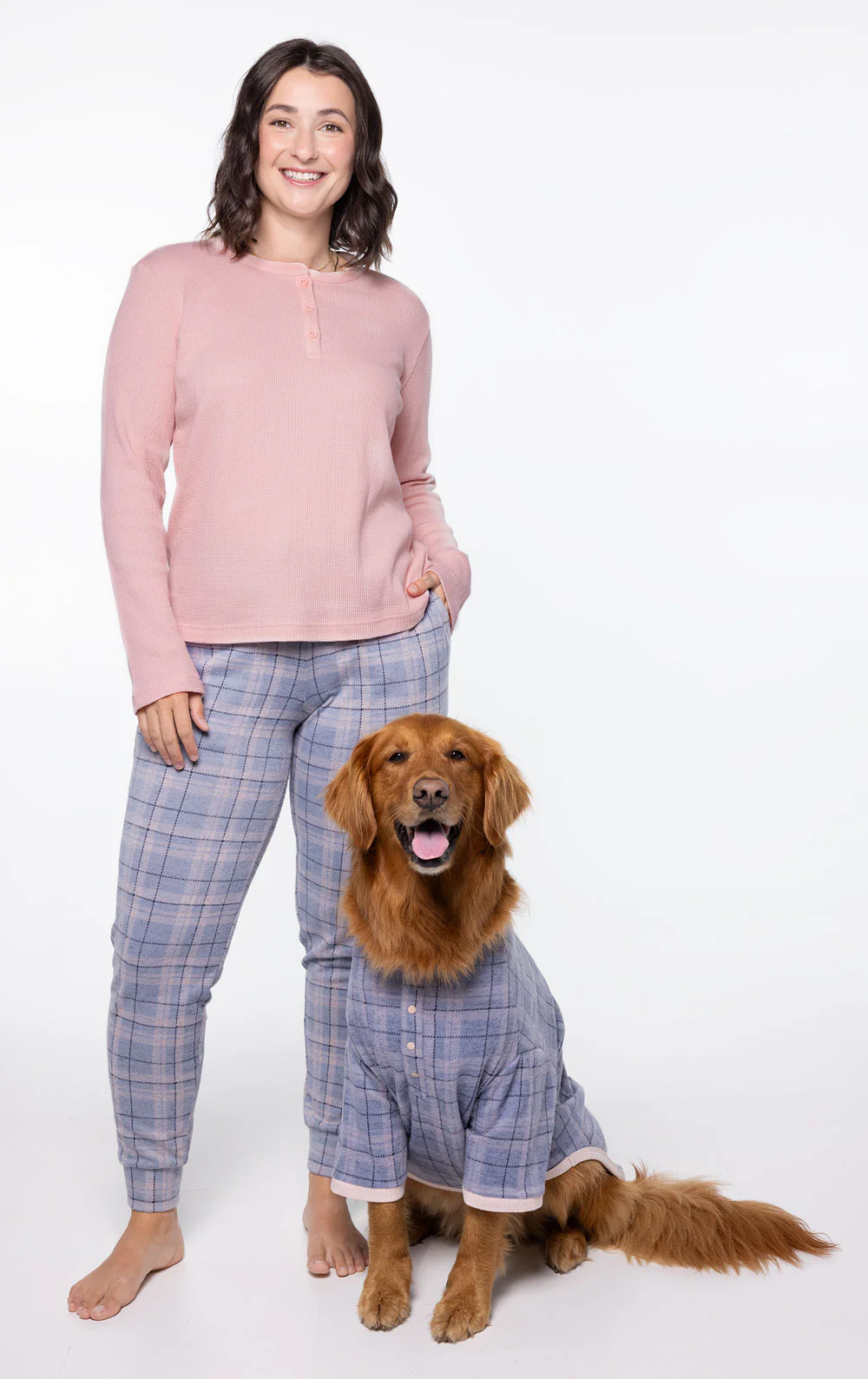Dusty Plaid Comfort Knit Shirt - Pet & Owner - Image 2