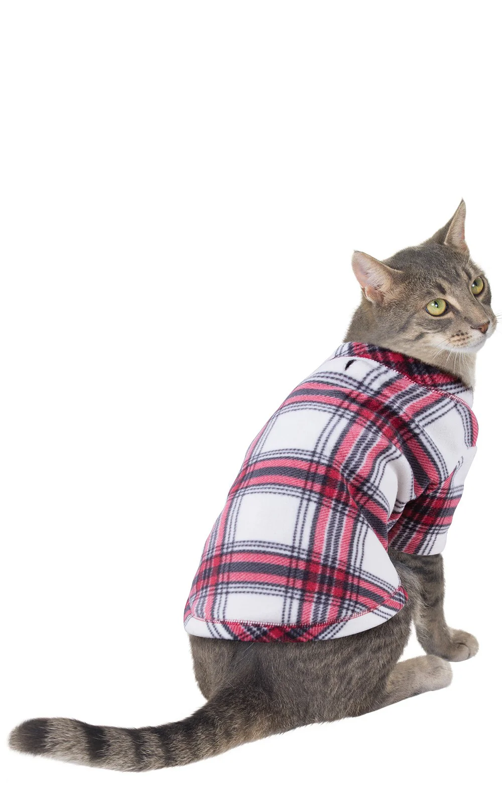 Fireside Plaid Fleece Button-Front Matching Family Pajamas - Image 7