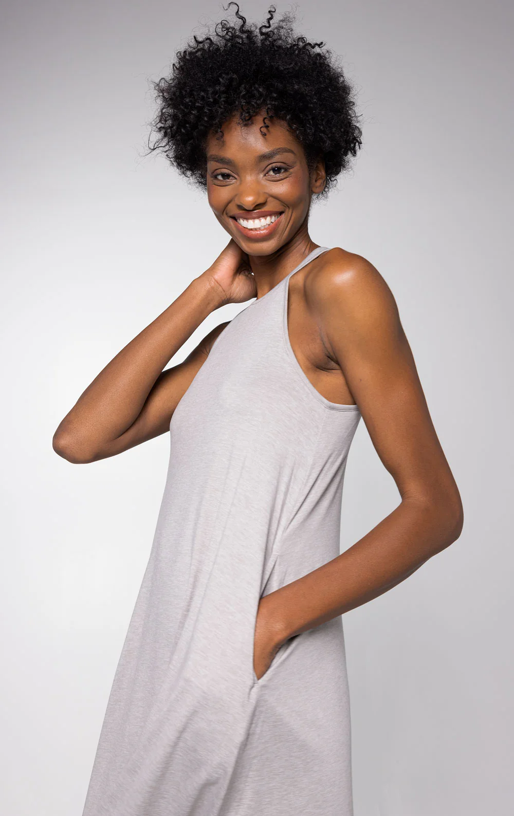 Freedom Knitwear Built-In-Bra Tank Dress - Image 6