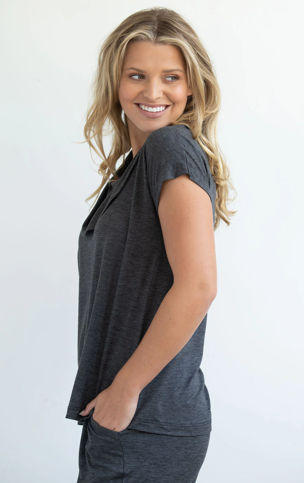 Freedom Knitwear Cowl Neck Shirt - Image 3