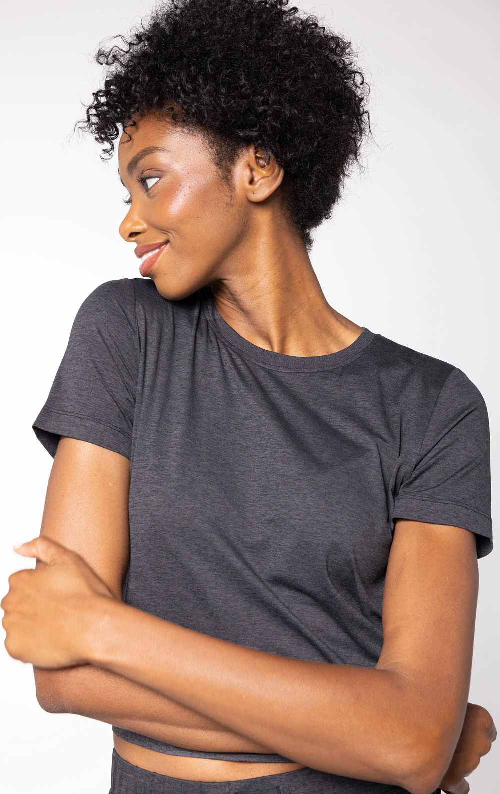 Freedom Knitwear Split Back Tee - Image 8