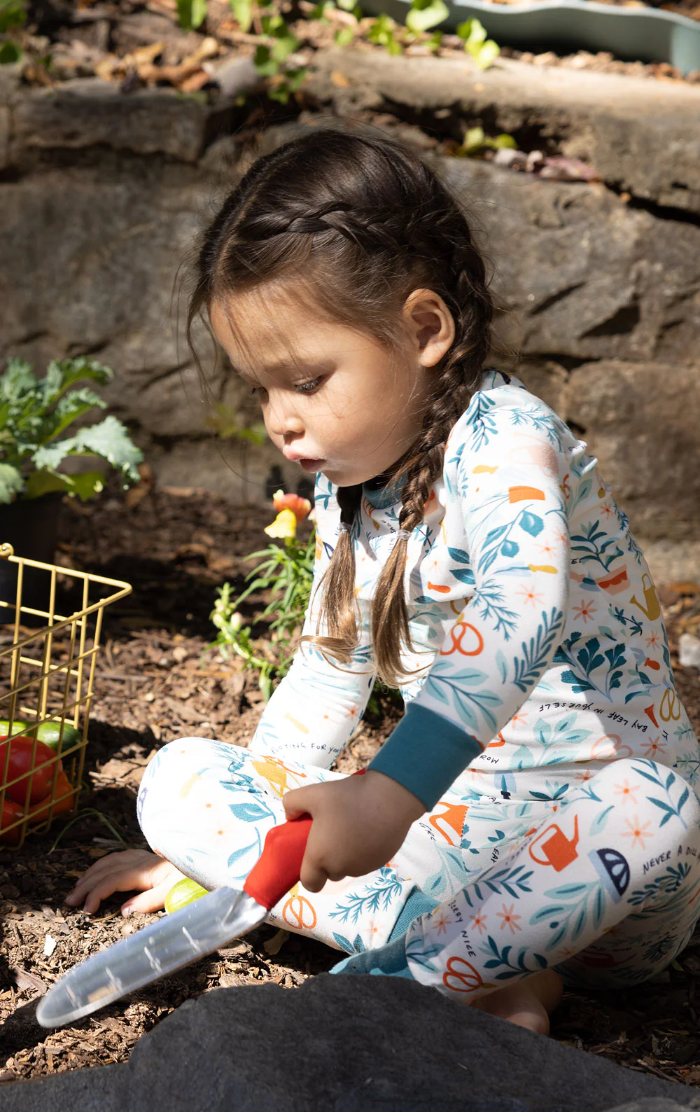 Garden Party Toddler Pajamas - Final Sale - Image 3
