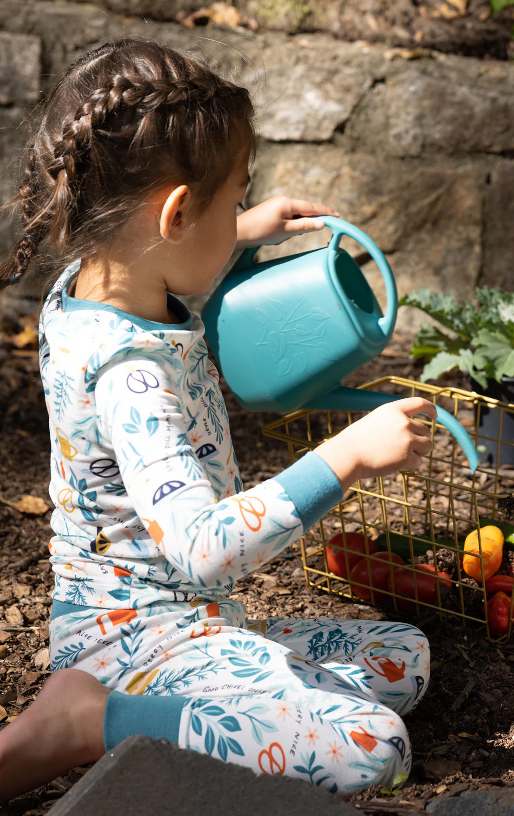 Garden Party Toddler Pajamas - Final Sale - Image 4