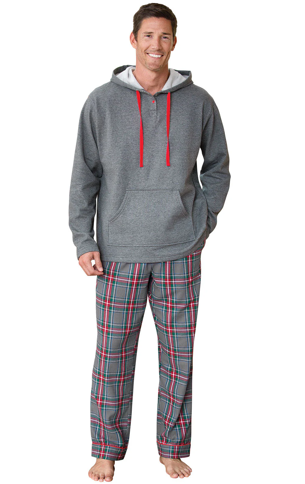 Gray Plaid Matching Family Pajamas - Image 6