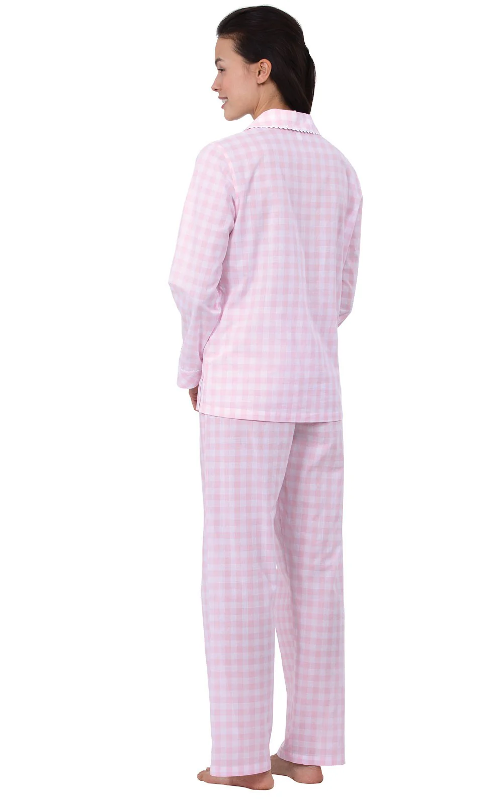 Heart2Heart Gingham Button-Front Pajamas - Image 4