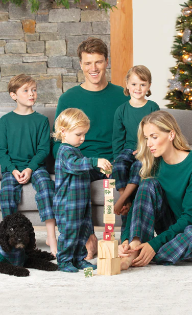 Heritage Plaid Matching Family Pajamas - Image 2