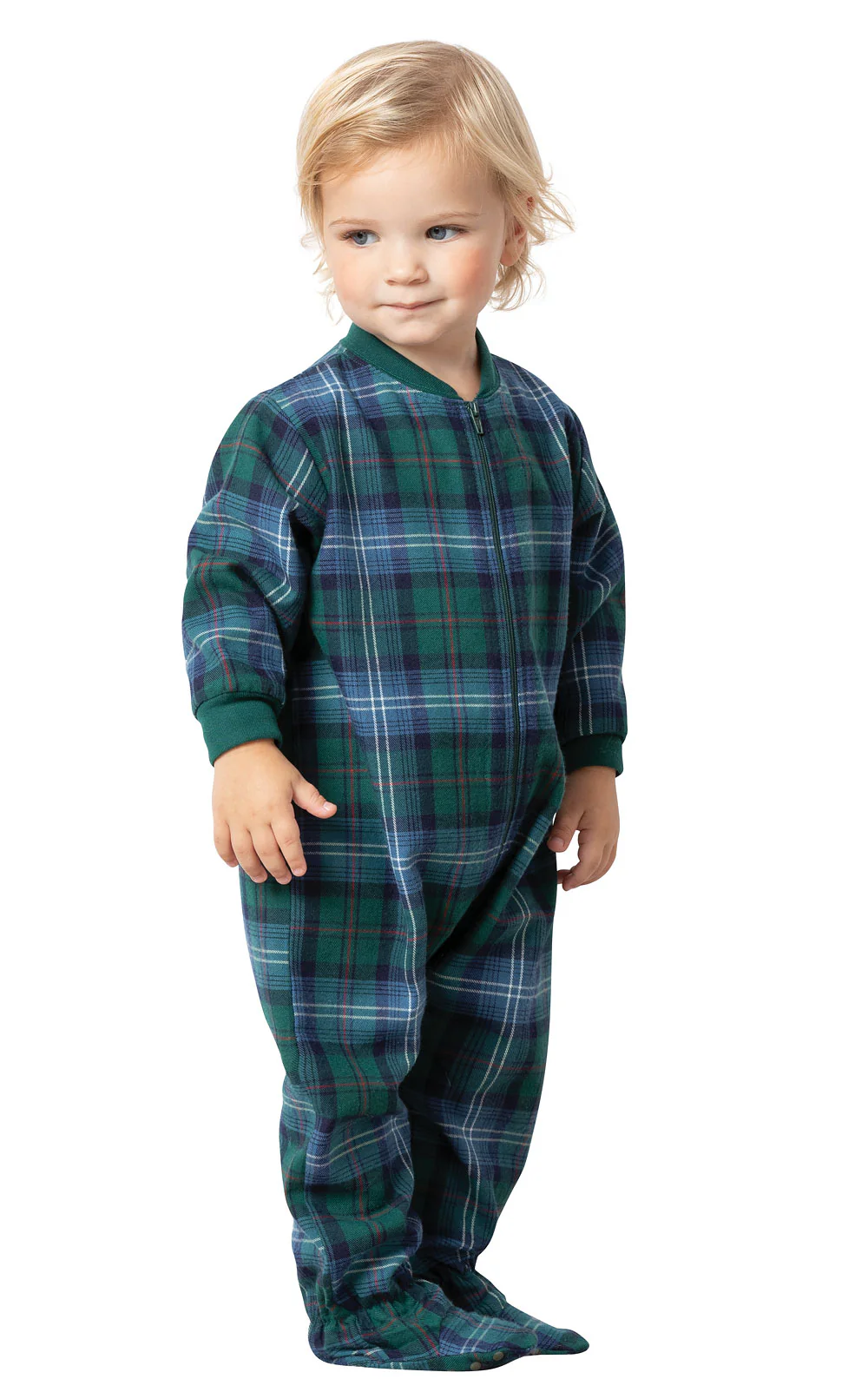 Heritage Plaid Onesie Infant Pajamas - Image 3