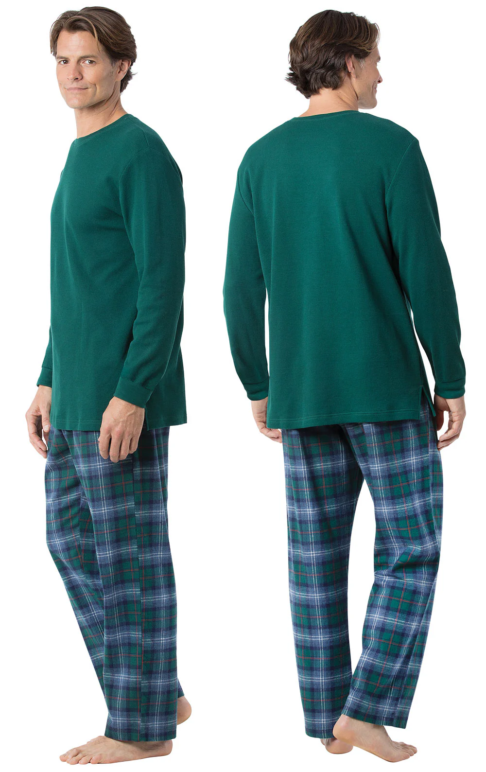 Heritage Plaid Thermal Top Men's Pajamas - Image 5