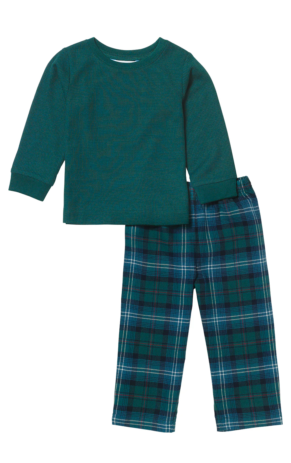 Heritage Plaid Thermal Top Toddler Pajamas - Image 4