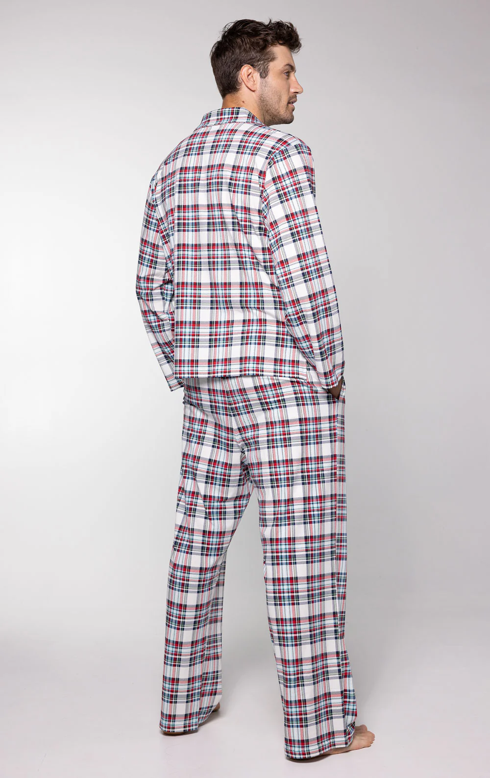 Farrell Plaid Button-Front Men’s Pajamas - Image 5