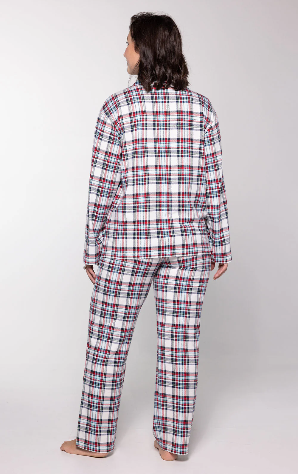 Farrell Plaid Button-Front Pajamas - Image 6