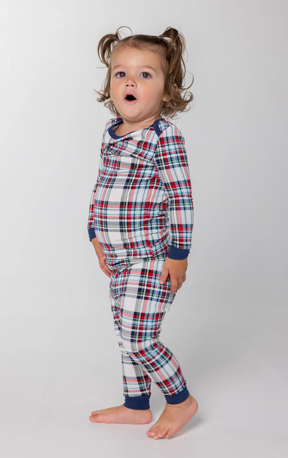 Farrell Plaid Infant Pajamas - Image 6