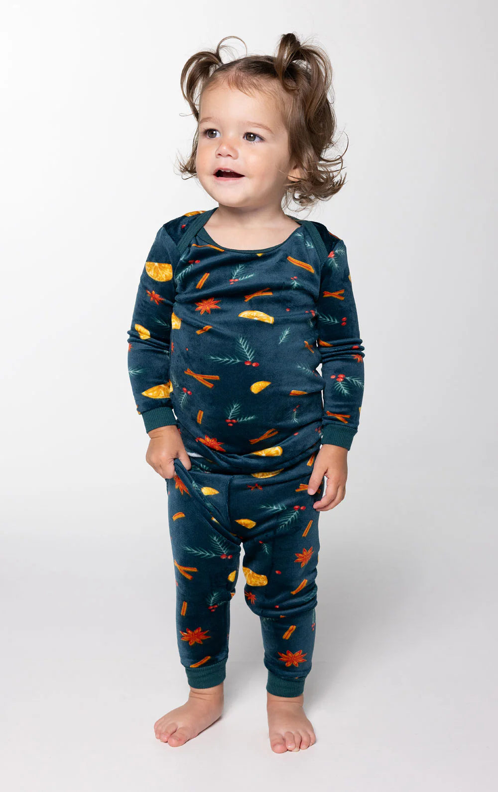 Holiday Garland Matching Family Pajamas - Image 15