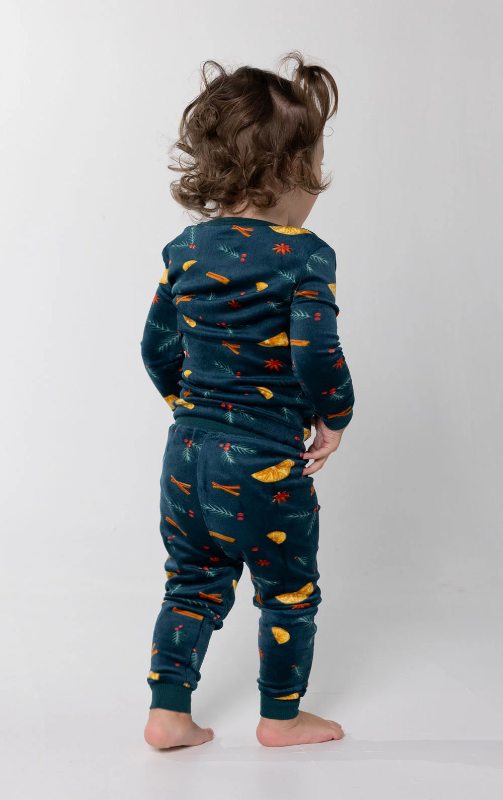 Holiday Garland Infant Pajamas - Image 3