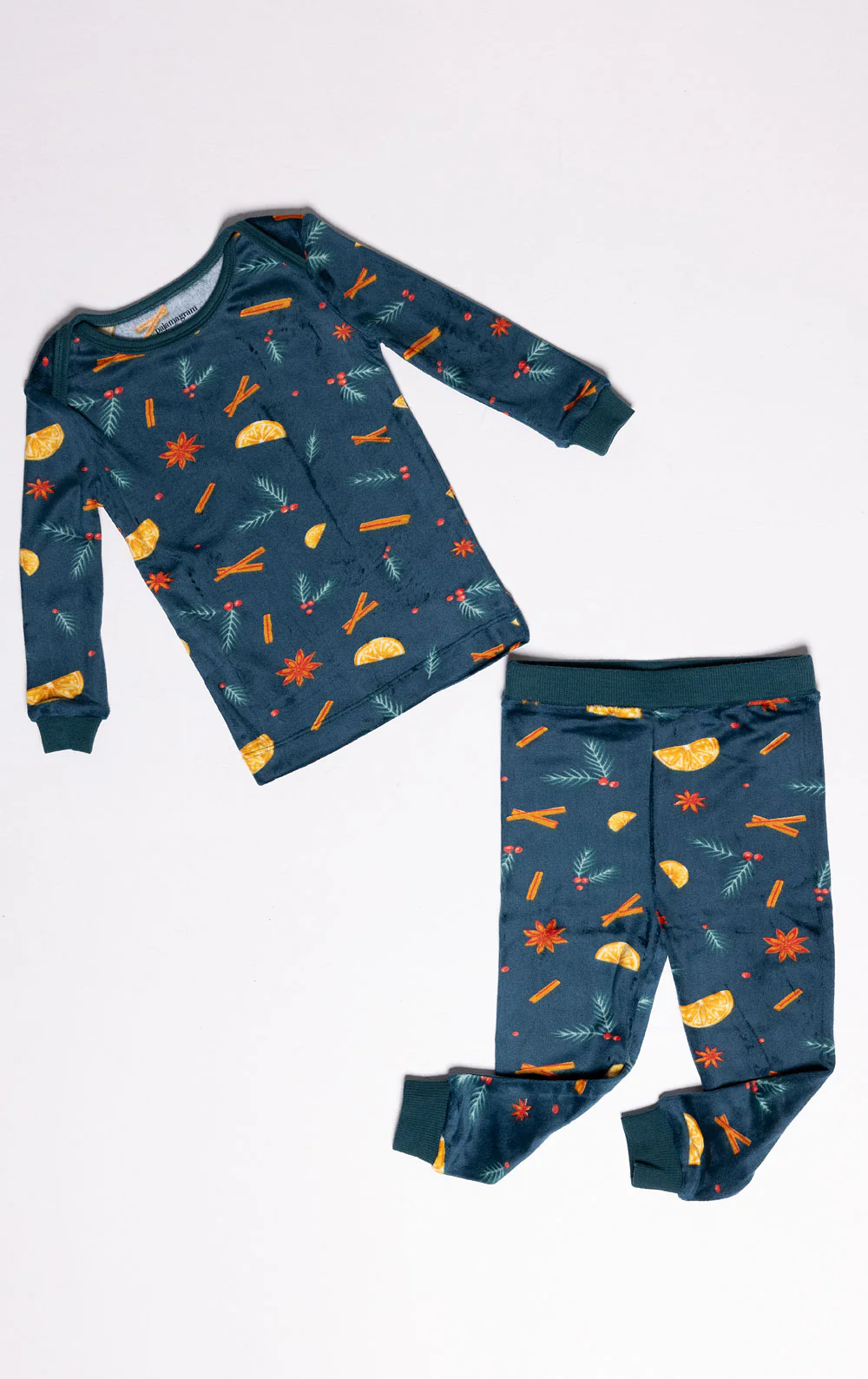 Holiday Garland Infant Pajamas - Image 4