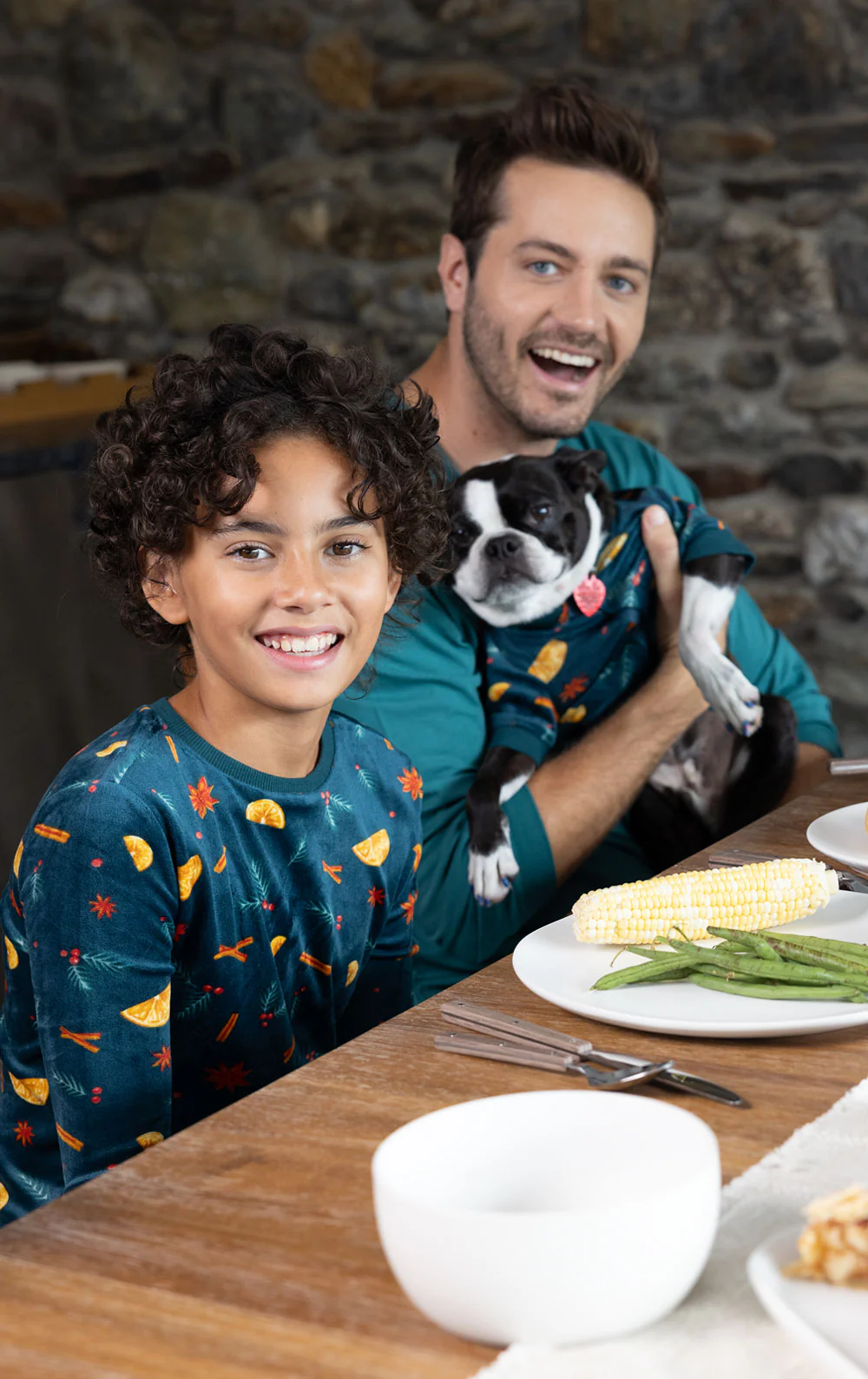 Holiday Garland Matching Family Pajamas - Image 4