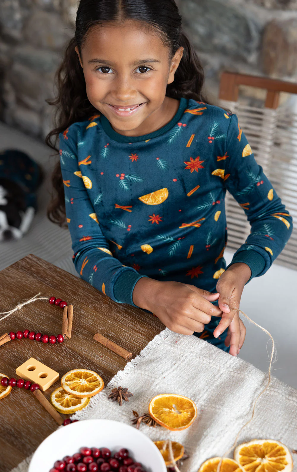 Holiday Garland Matching Family Pajamas - Image 8