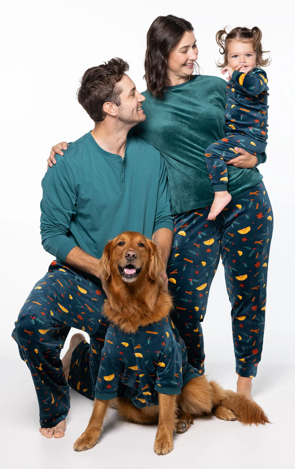 Holiday Garland Matching Family Pajamas - Image 9
