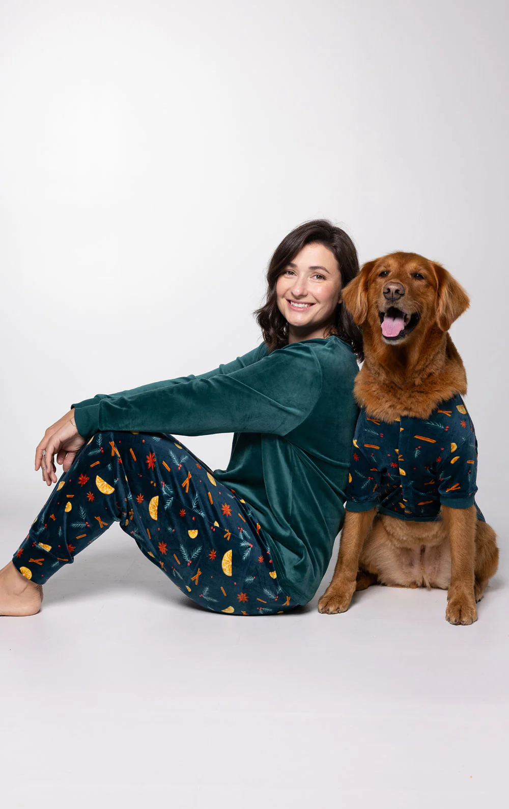 Holiday Garland Matching Pet & Owner Pajamas - Image 7