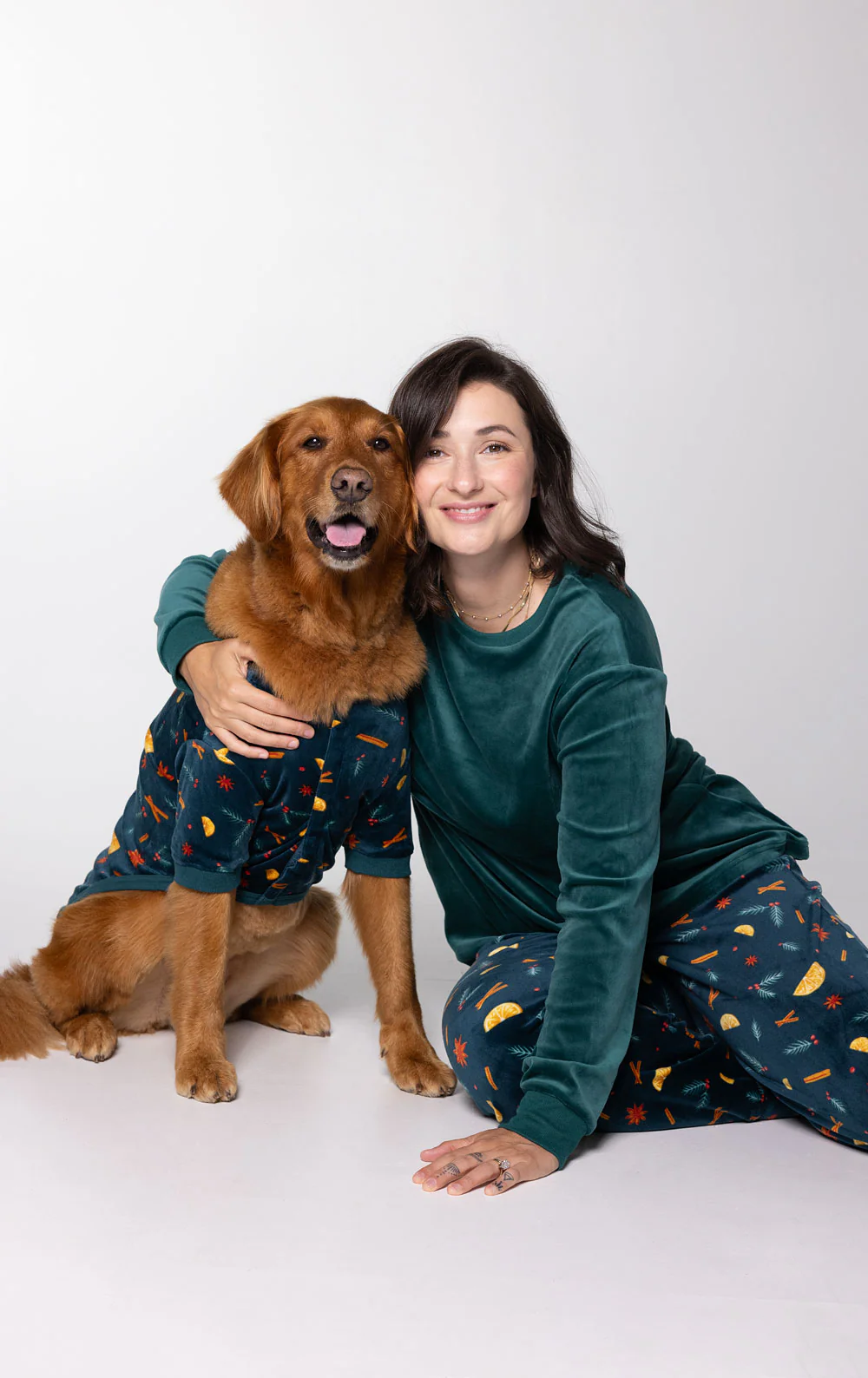 Holiday Garland Matching Pet & Owner Pajamas - Image 8