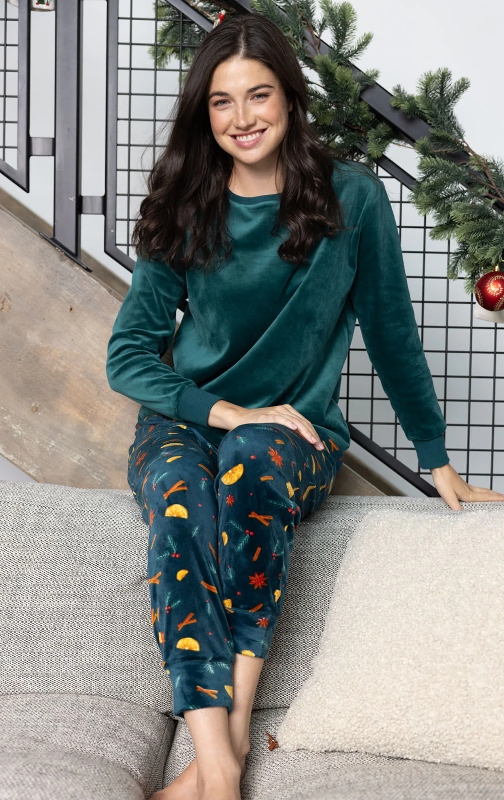 Holiday Garland Pajamas - Pet & Owner - Image 2