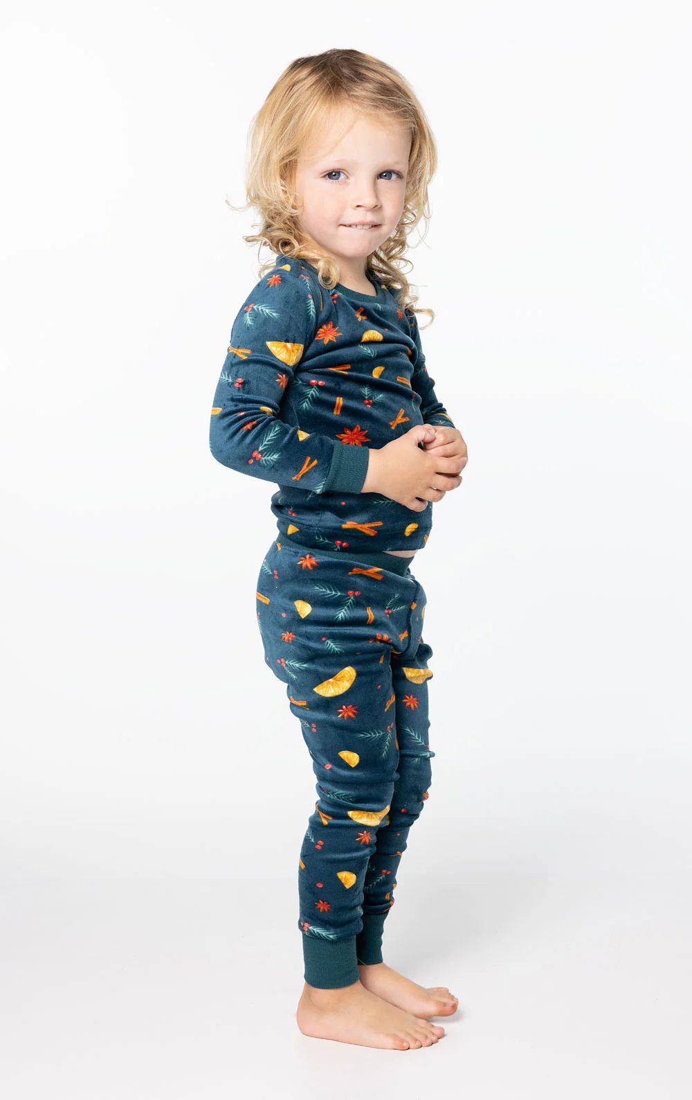 Holiday Garland Toddler Pajamas - Image 3