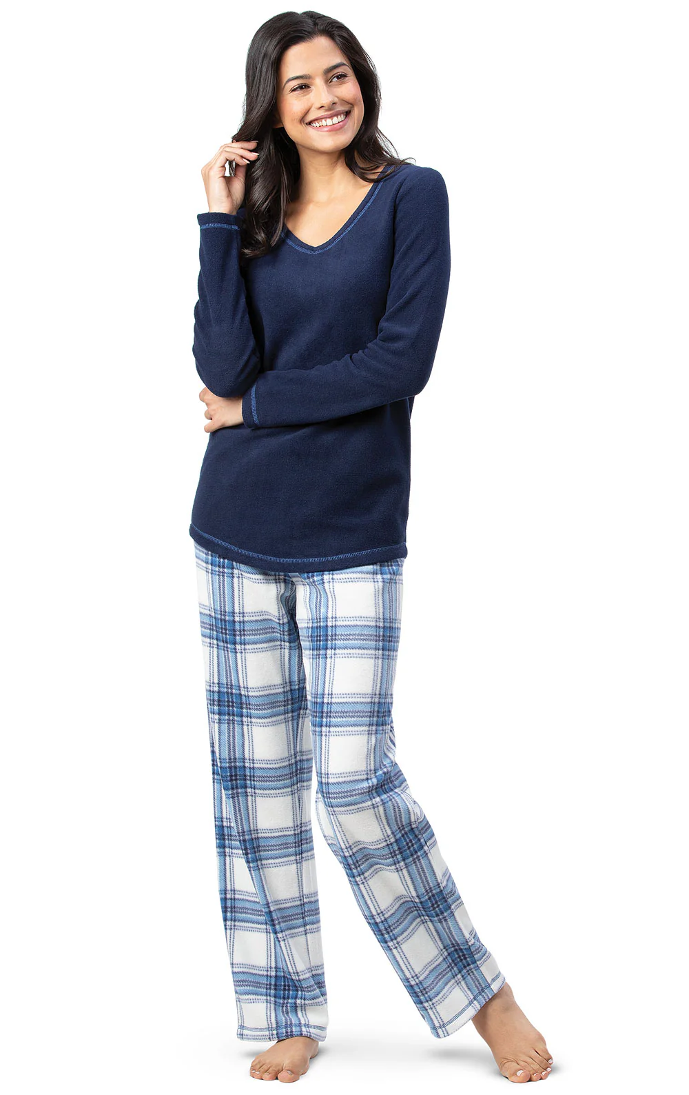 Lightweight Fleece Pullover Pajamas - Image 3