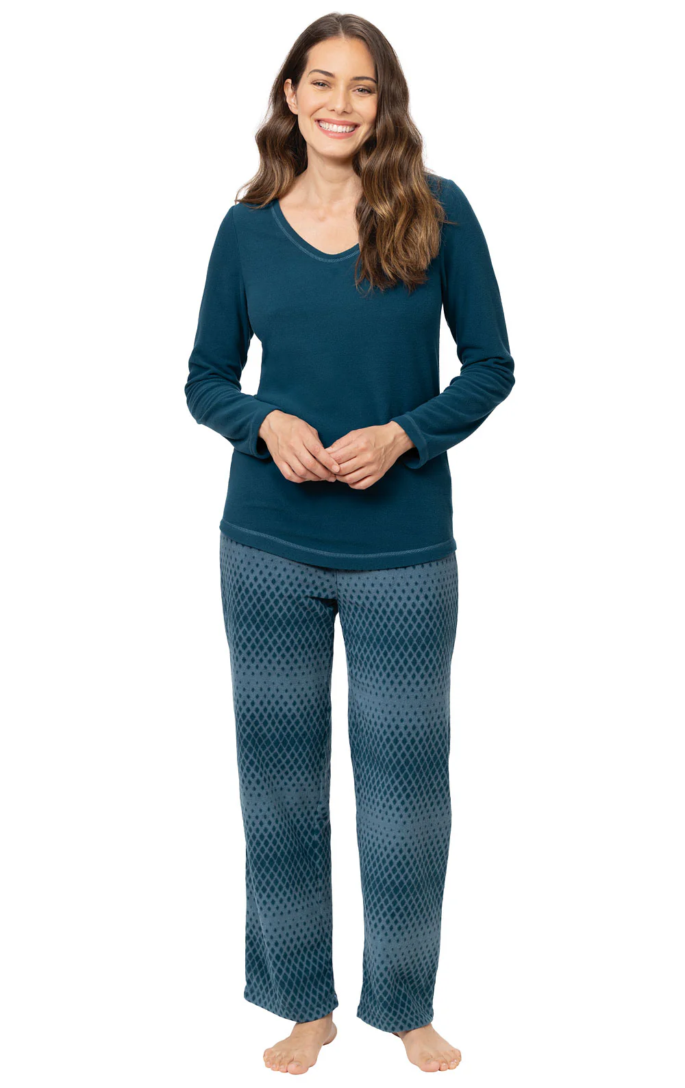 Lightweight Fleece Pullover Pajamas - Image 4