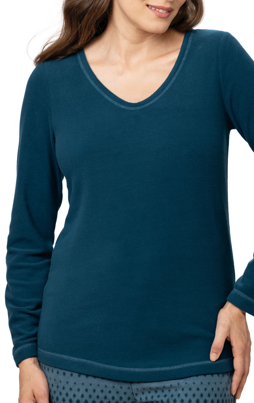 Lightweight Fleece Pullover Pajamas - Image 9