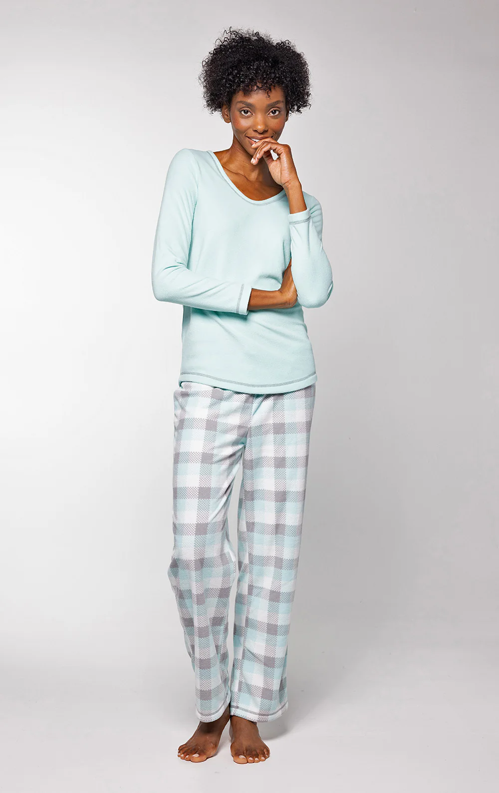 Lightweight Fleece Pullover Pajamas - Image 11