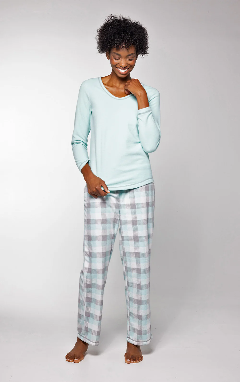 Lightweight Fleece Pullover Pajamas - Image 2