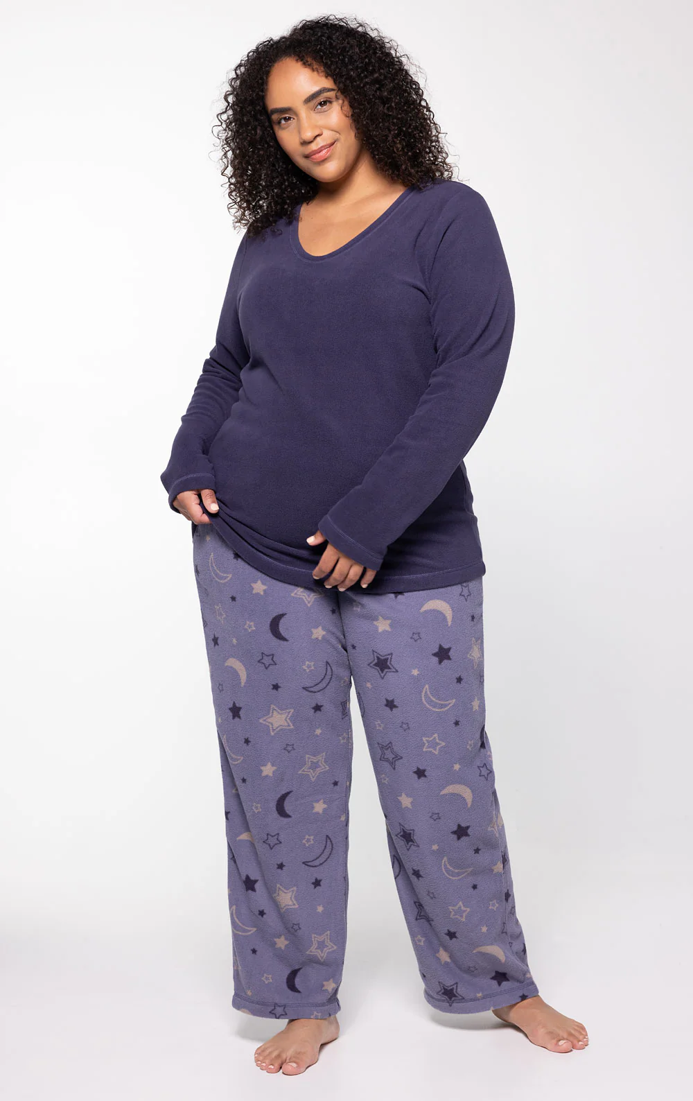 Lightweight Fleece Pullover Pajamas - Image 4