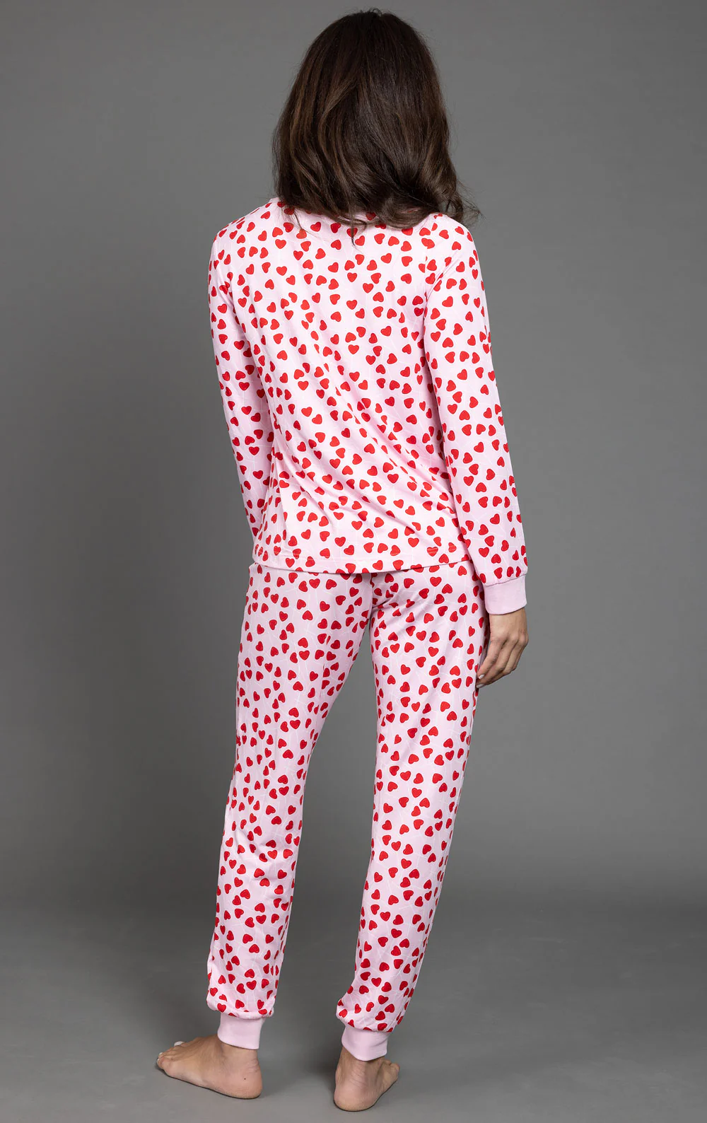 Lollipop Hearts Henley Jogger Pajamas - Image 3