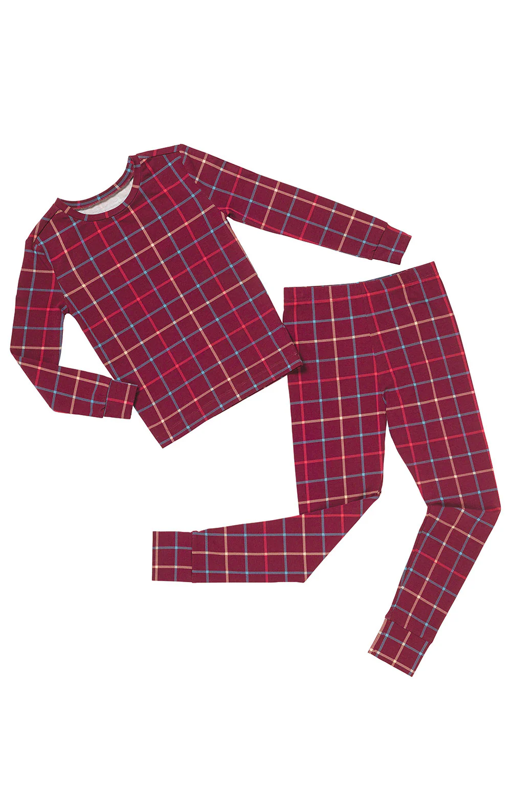 Long Sleeve Snug Fit Unisex Kids Pajamas - Image 10