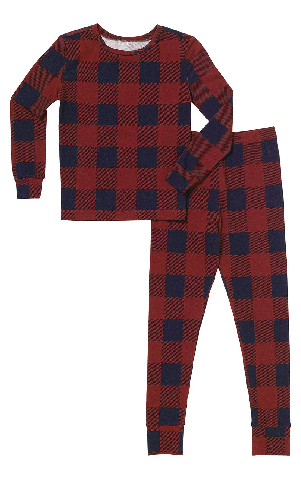 Long Sleeve Snug Fit Unisex Kids Pajamas - Image 11
