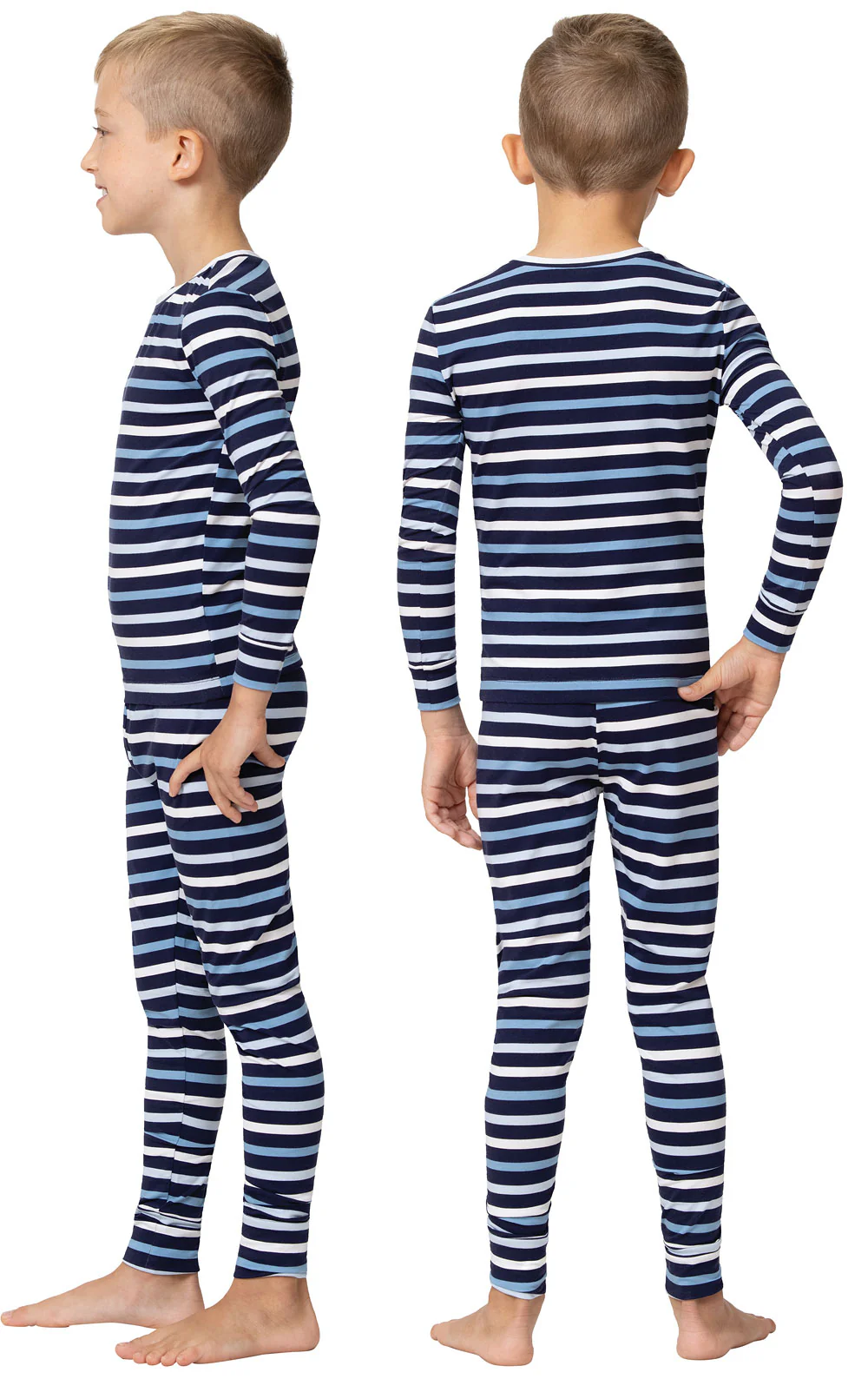 Long Sleeve Snug Fit Unisex Kids Pajamas - Image 5