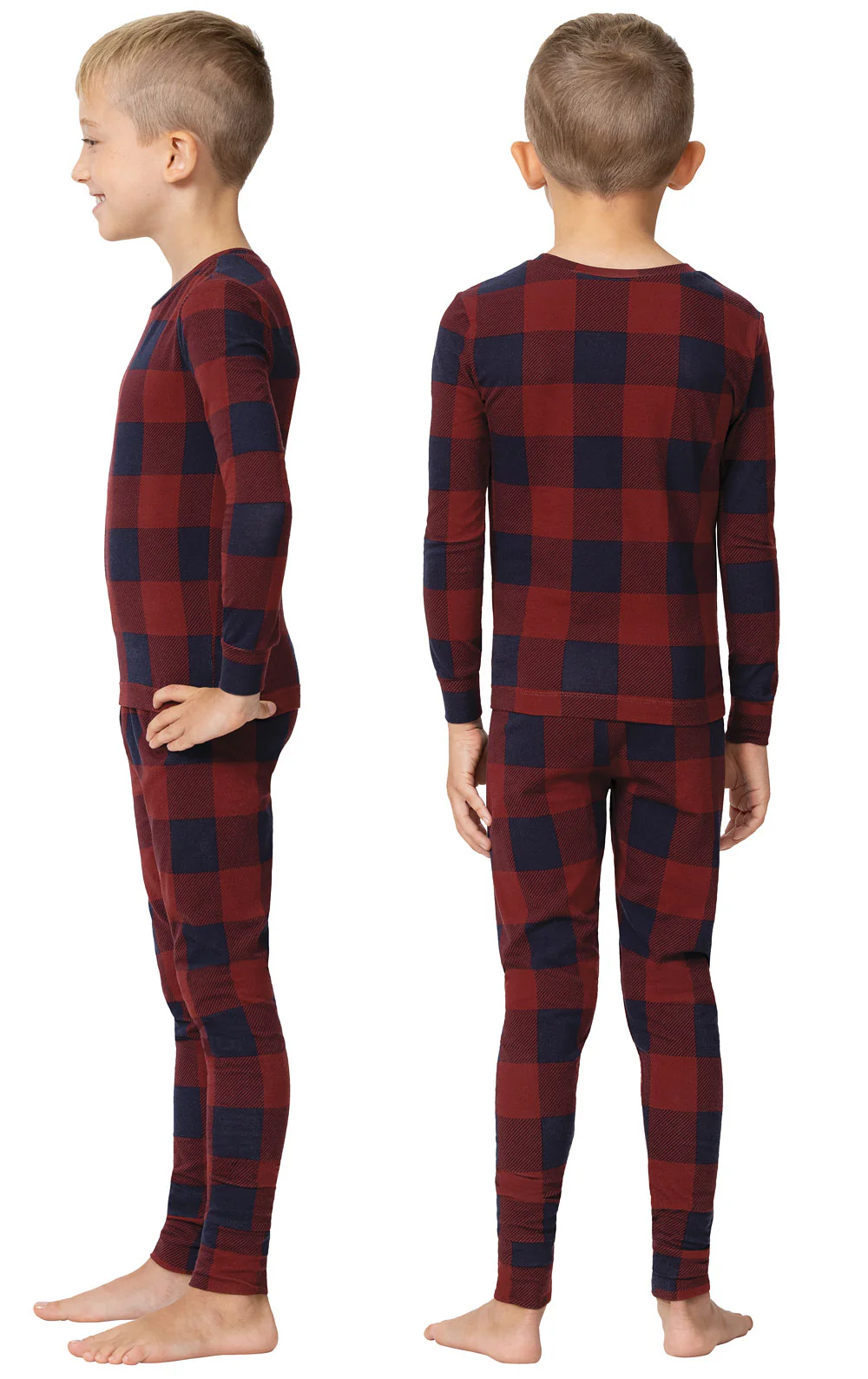 Long Sleeve Snug Fit Unisex Kids Pajamas - Image 6