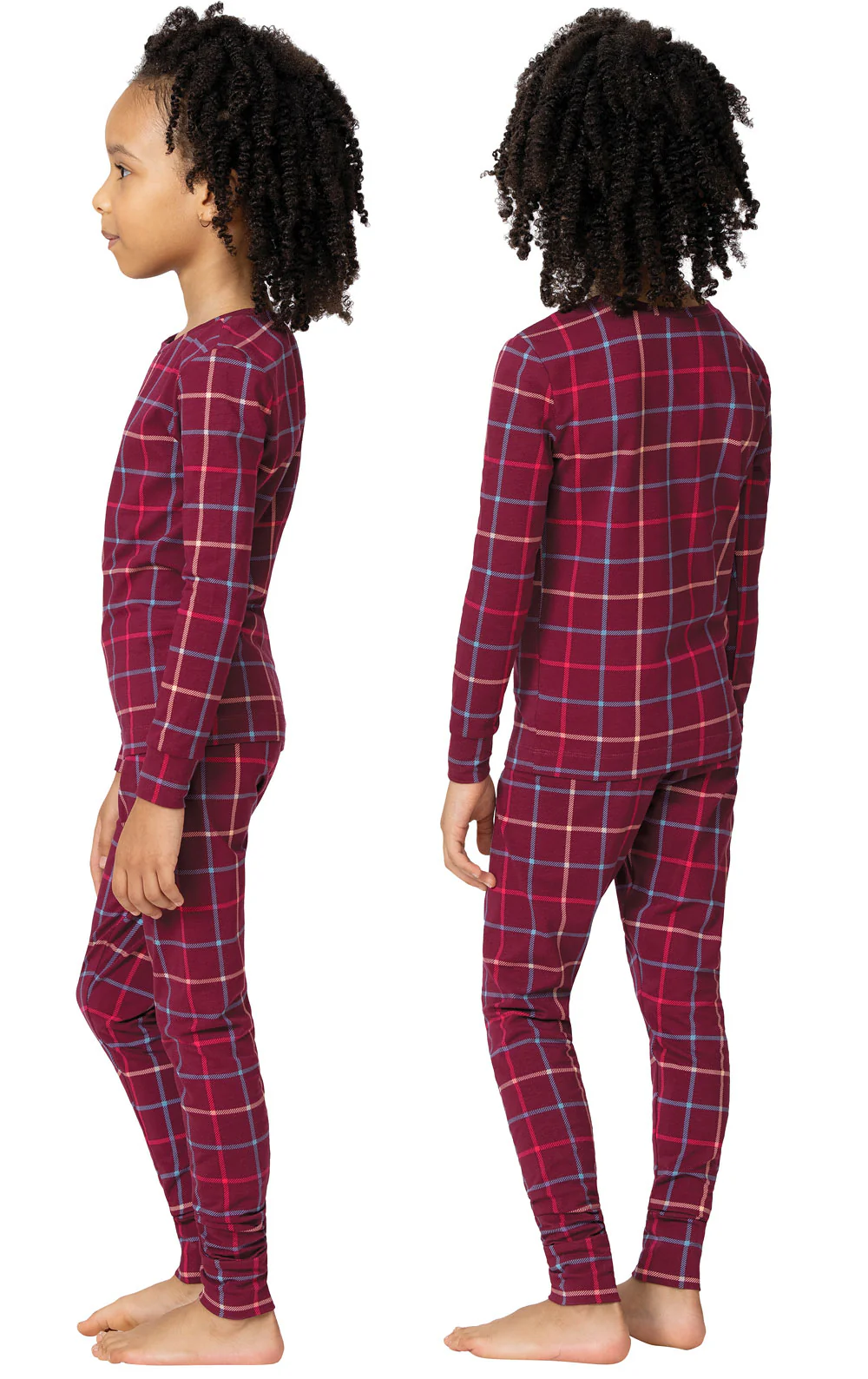 Long Sleeve Snug Fit Unisex Kids Pajamas - Image 8